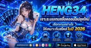 HENG34 สล็อตออนไลน์ 2026 เจาะระบบเกมสล็อตออนไลน์ยุคใหม่